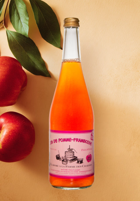 Jus de pomme framboise du Pays d'Othe